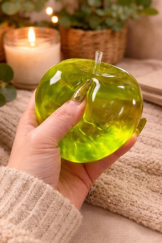 Crystal Apple Squishy Stress Ball 🍏✨